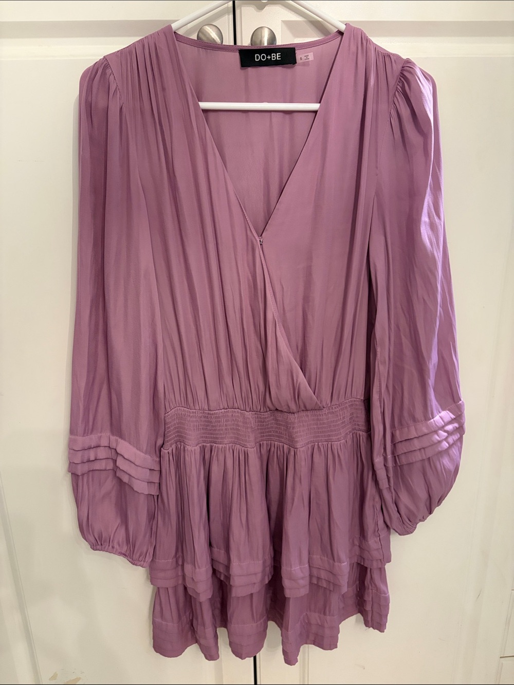 DO+BE Lilac V-Neck dress